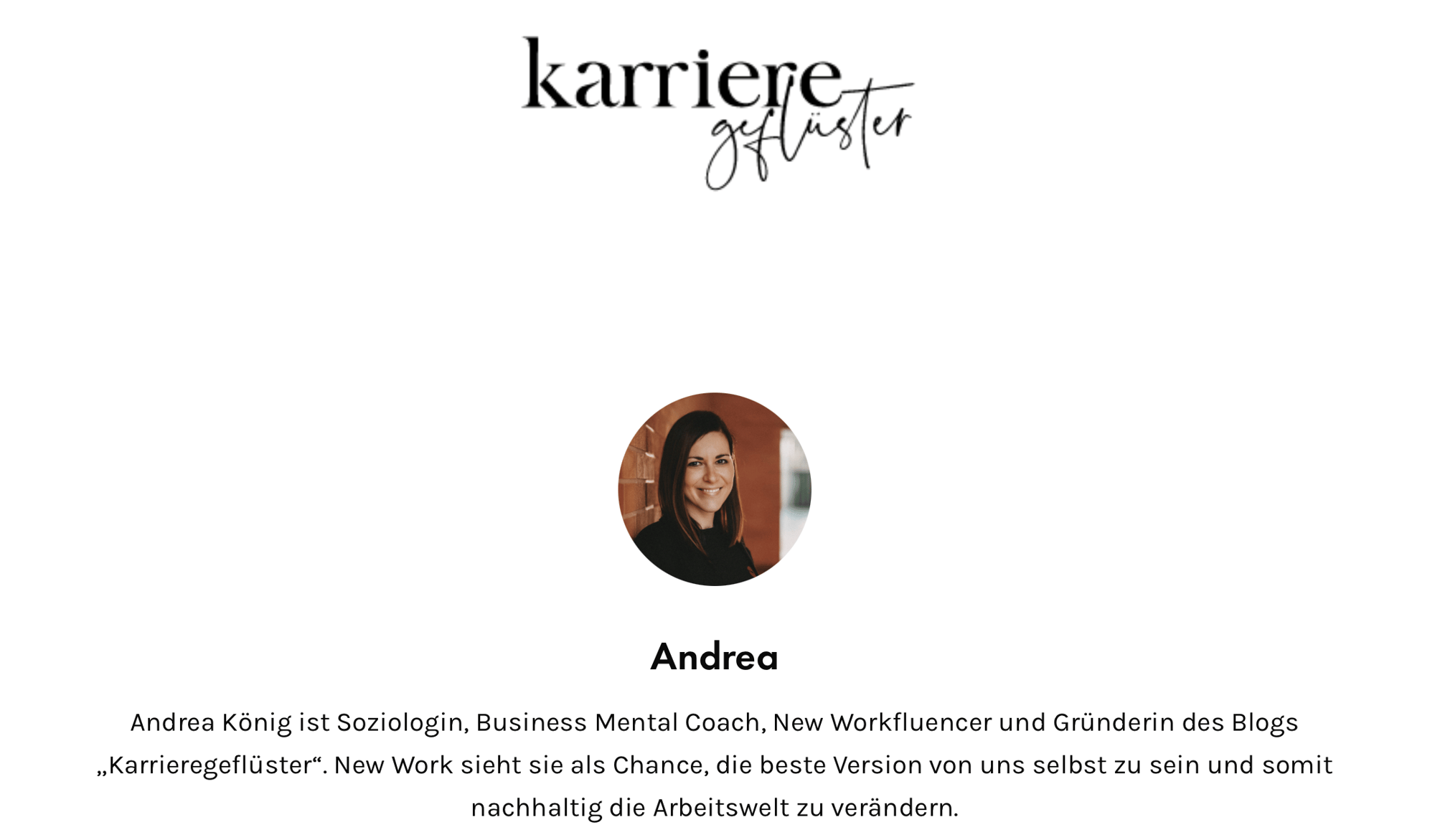 karrieregefluester Andrea